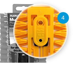 Check drill and screw sizes