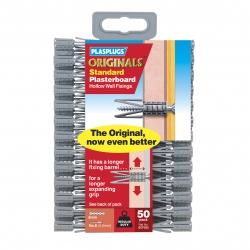 50 x Originals Plasterboard Fixings Clip Pack