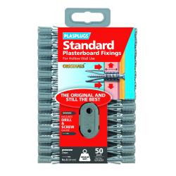 50 x Originals Plasterboard Fixings Clip Pack