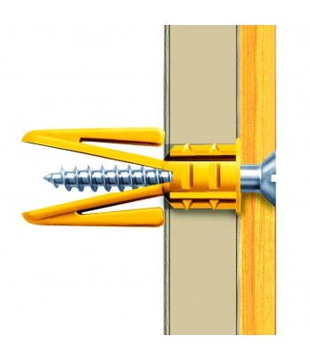 50 x Multi-Size Plasterboard Fixings Clip Pack