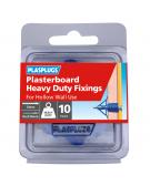 10 x Heavy Duty Plasterboard Fixings