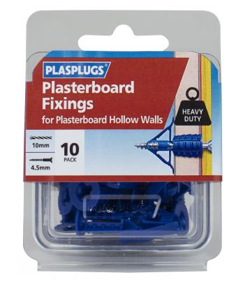 10 x Heavy Duty Plasterboard Fixings
