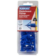 25 x Heavy Duty Plasterboard Fixings