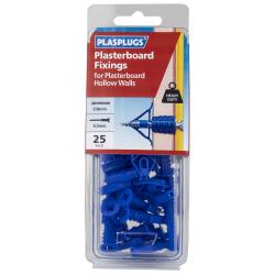 25 x Heavy Duty Plasterboard Fixings