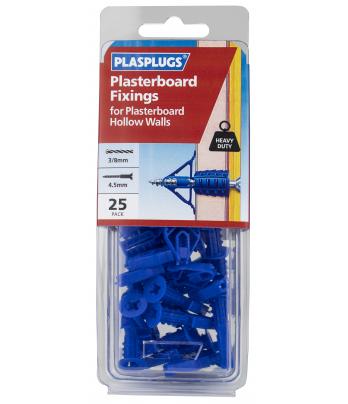 25 x Heavy Duty Plasterboard Fixings