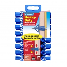 30 x Heavy Duty Plasterboard Fixings Clip Pack