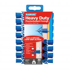 30 x Heavy Duty Plasterboard Fixings Clip Pack