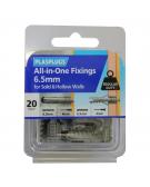 20 x 6.5mm All-in-One Multipurpose Fixings