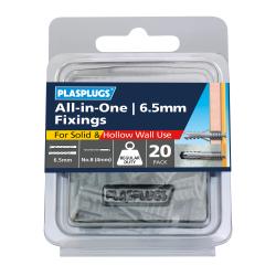 20 x 6.5mm All-in-One Multipurpose Fixings