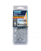 10 x 8mm All-in-One Multipurpose Fixings & Screws