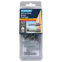 20 x 8mm All-in-One Multipurpose Fixings