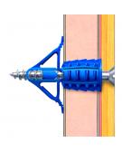 150 x Regular & Heavy Duty Plasterboard Fixings & Screws.