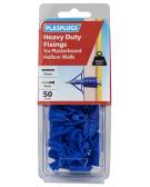 50 x Heavy Duty Plasterboard Fixings