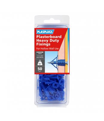 50 x Heavy Duty Plasterboard Fixings