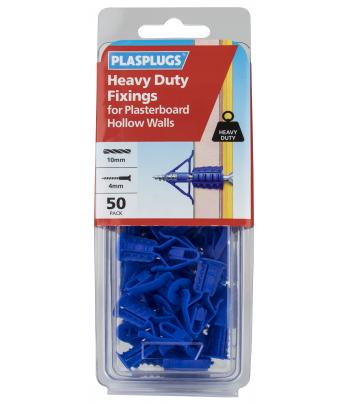 50 x Heavy Duty Plasterboard Fixings