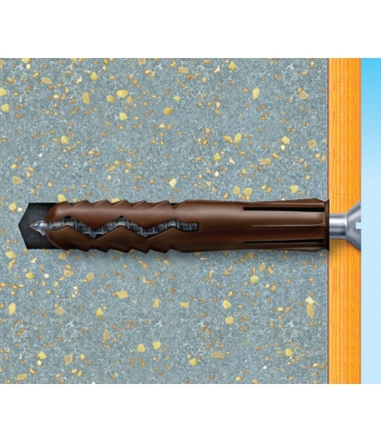 20 x Heavy Duty Brown Supergrips & Screws