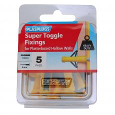 5 x Super Toggle Heavy Duty Anchors &  Screws