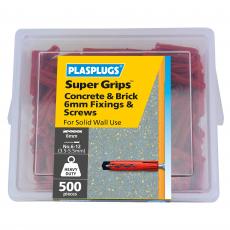 500 x Regular Duty Red Supergrips