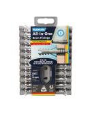 All-in-One 8mm Fixings Clip Pack x 42