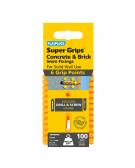100 x Regular Duty Yellow Supergrips Clip Pack