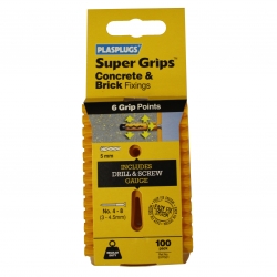 100 x Regular Duty Yellow Supergrips Clip Pack