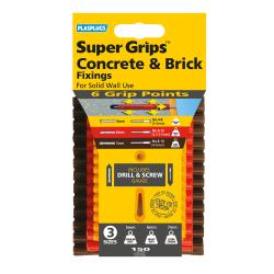 150 x Assorted Supergrips Clip Pack