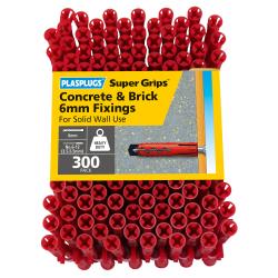 300 x Regular Duty Red Supergrips