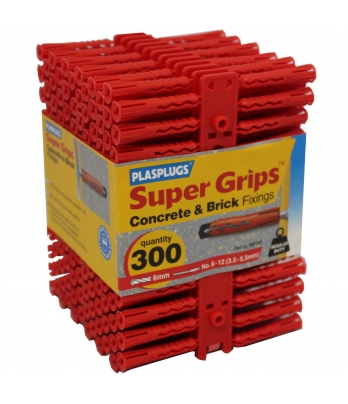 300 x Regular Duty Red Supergrips