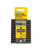 100 x Heavy Duty Brown Supergrips Clip Pack