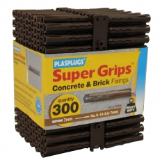 300 x Heavy Duty Brown Supergrips Trade Pack