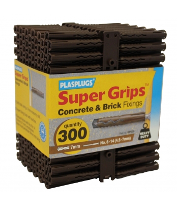 300 x Heavy Duty Brown Supergrips Trade Pack