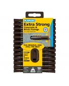 50 x Original Heavy Duty Concrete & Brick Fixings Clip Pack