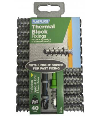 40 x Thermal Block Fixings