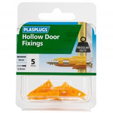 5 x Hollow Door Regular Duty Fixings