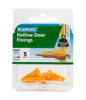 5 x Hollow Door Regular Duty Fixings
