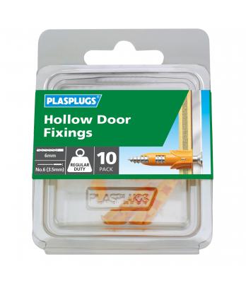 10 x Hollow Door Regular Duty Fixings