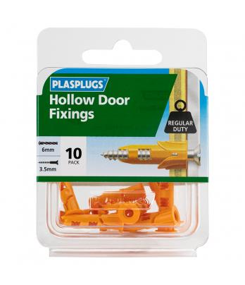 10 x Hollow Door Regular Duty Fixings