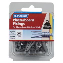 25 x Originals Plasterboard Fixings